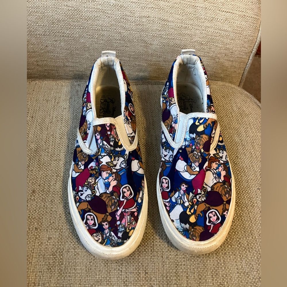 Disney enchanted winter beauty and the beast slip on shoes - Picture 6 of 6